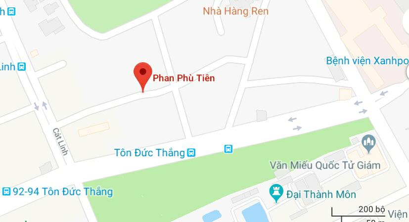 Phố Phan Phù Tiên, quận Ba Đình, Hà Nội